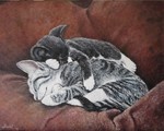 Öl auf Leinwand