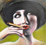 Öl auf Leinwand 50 x 50 cm